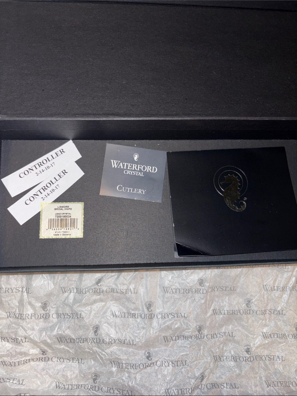 Waterford Crystal Cake Server and Knife Set - Picture 6 of 7